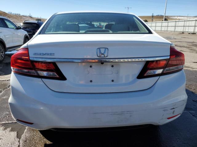 19XFB2F5XEE014327 - 2014 HONDA CIVIC LX WHITE photo 6