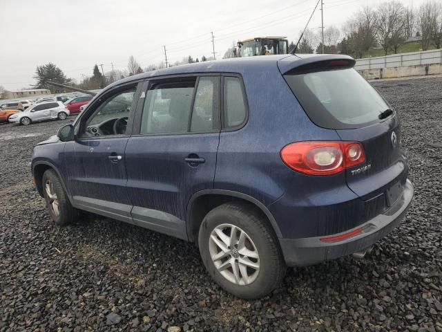 WVGAV7AX5BW546007 - 2011 VOLKSWAGEN TIGUAN S BLUE photo 2