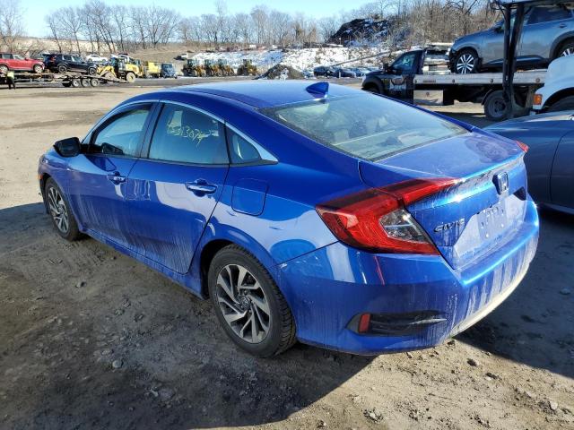 19XFC2F70HE220114 - 2017 HONDA CIVIC EX BLUE photo 2