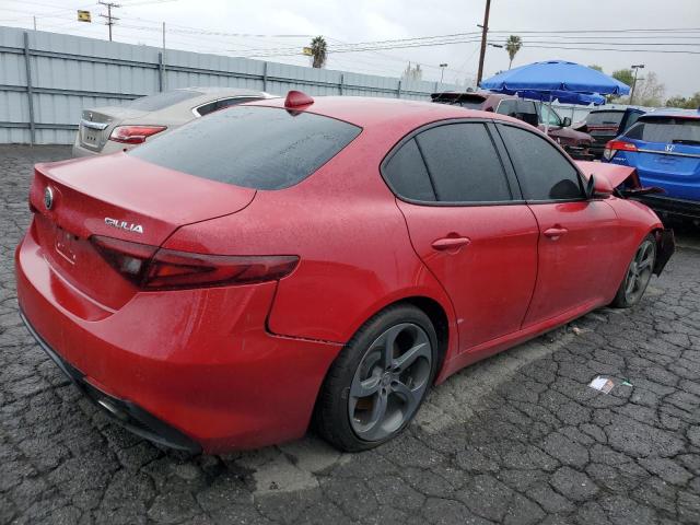 ZARFAMAN9K7599084 - 2019 ALFA ROMEO GIULIA RED photo 3