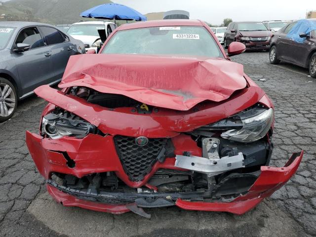 ZARFAMAN9K7599084 - 2019 ALFA ROMEO GIULIA RED photo 5