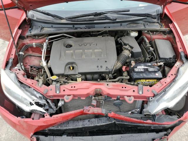 5YFBURHE6EP115958 - 2014 TOYOTA COROLLA L RED photo 11