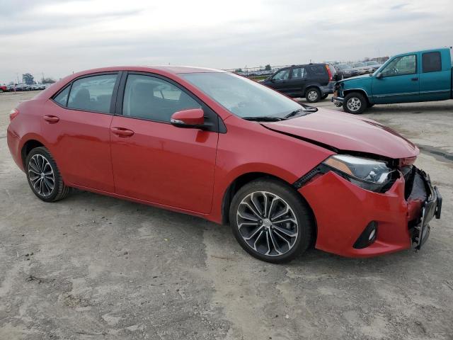 5YFBURHE6EP115958 - 2014 TOYOTA COROLLA L RED photo 4