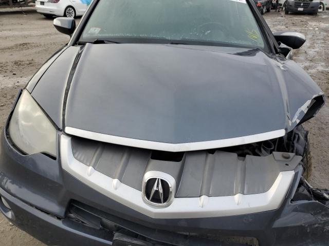 5J8TB18517A006960 - 2007 ACURA RDX TECHNOLOGY GRAY photo 12