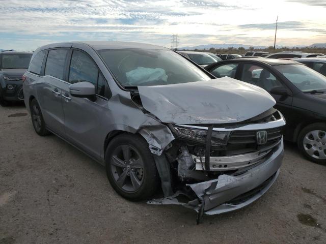 5FNRL6H5XNB009430 - 2022 HONDA ODYSSEY EX SILVER photo 4