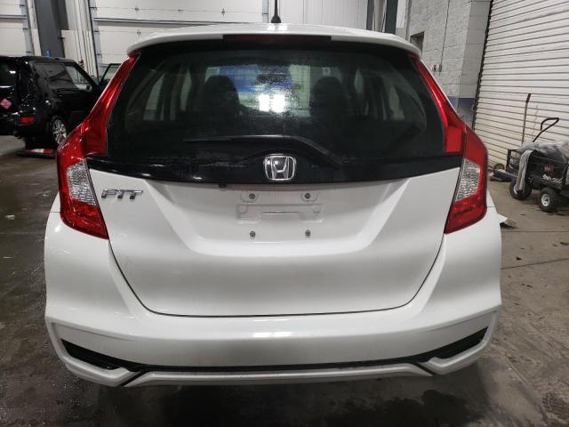 3HGGK5H40KM702804 - 2019 HONDA FIT LX WHITE photo 6