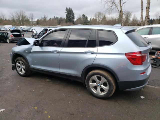 5UXWX5C58CL726328 - 2012 BMW X3 XDRIVE28I BLUE photo 2