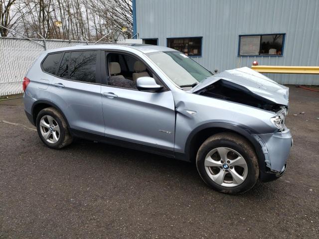 5UXWX5C58CL726328 - 2012 BMW X3 XDRIVE28I BLUE photo 4