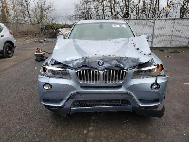 5UXWX5C58CL726328 - 2012 BMW X3 XDRIVE28I BLUE photo 5