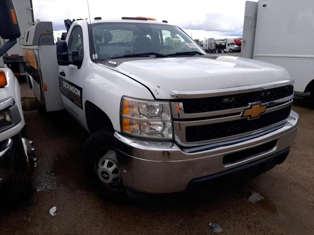 1GB3CZCG8DF163486 - 2013 CHEVROLET SILVERADO C3500 WHITE photo 1