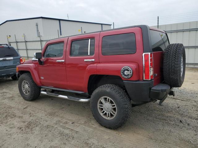 5GTDN13E878127776 - 2007 HUMMER H3 RED photo 2