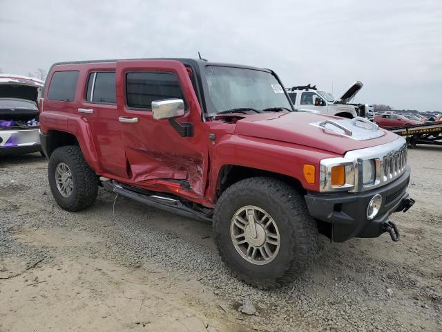 5GTDN13E878127776 - 2007 HUMMER H3 RED photo 4