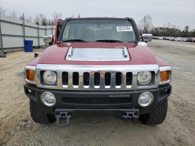 5GTDN13E878127776 - 2007 HUMMER H3 RED photo 5