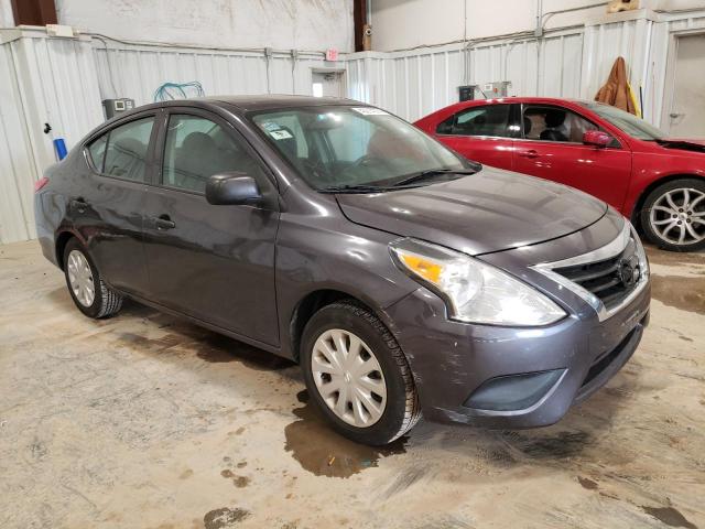 3N1CN7AP7FL914201 - 2015 NISSAN VERSA S GRAY photo 4