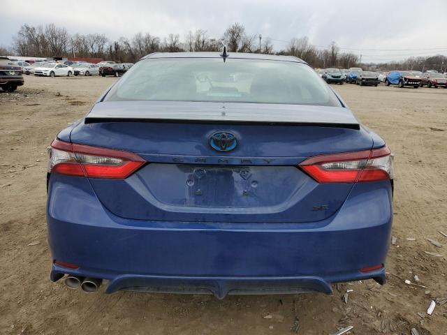 4T1T31AK2RU062060 - 2024 TOYOTA CAMRY SE NIGHT SHADE BLUE photo 6