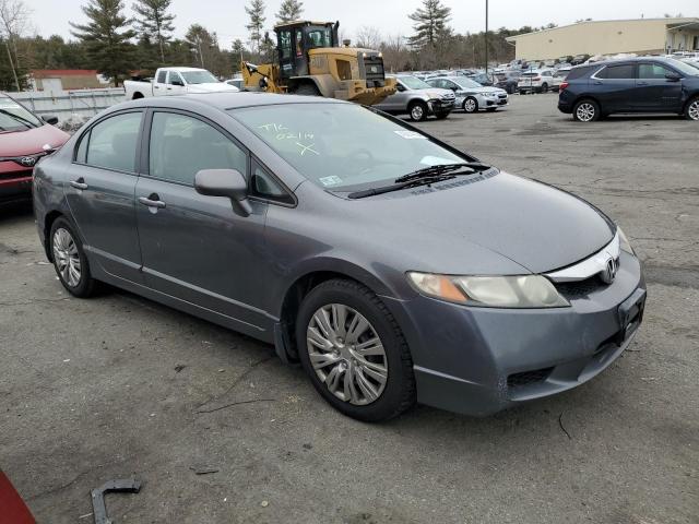 2HGFA1F5XAH306539 - 2010 HONDA CIVIC LX GRAY photo 4