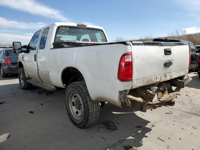 1FTWX31Y28EB06878 - 2008 FORD F350 SRW SUPER DUTY WHITE photo 2