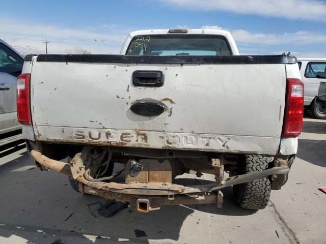 1FTWX31Y28EB06878 - 2008 FORD F350 SRW SUPER DUTY WHITE photo 6