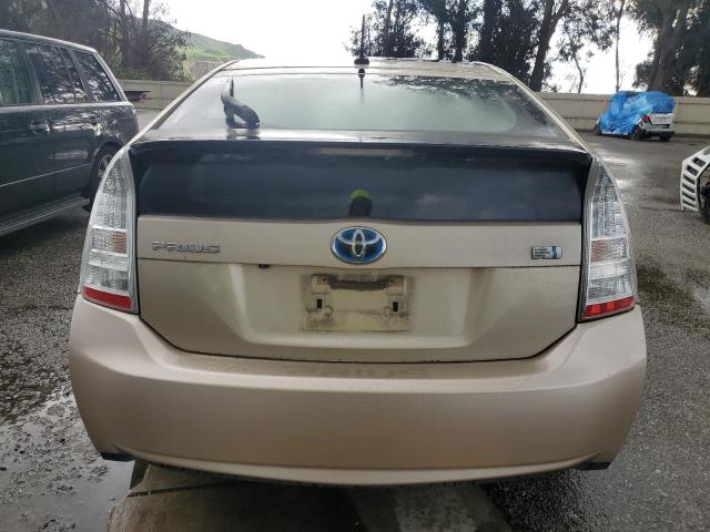 JTDKN3DU8A1037785 - 2010 TOYOTA PRIUS TAN photo 6