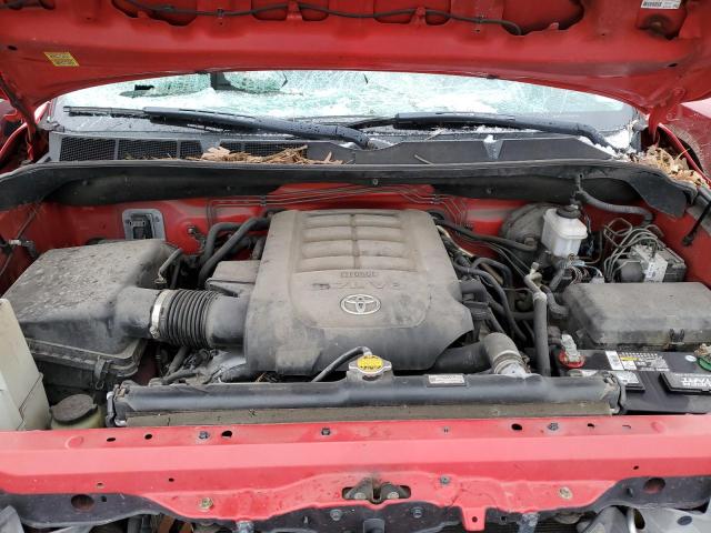 5TFHY5F15BX178795 - 2011 TOYOTA TUNDRA CREWMAX LIMITED RED photo 11