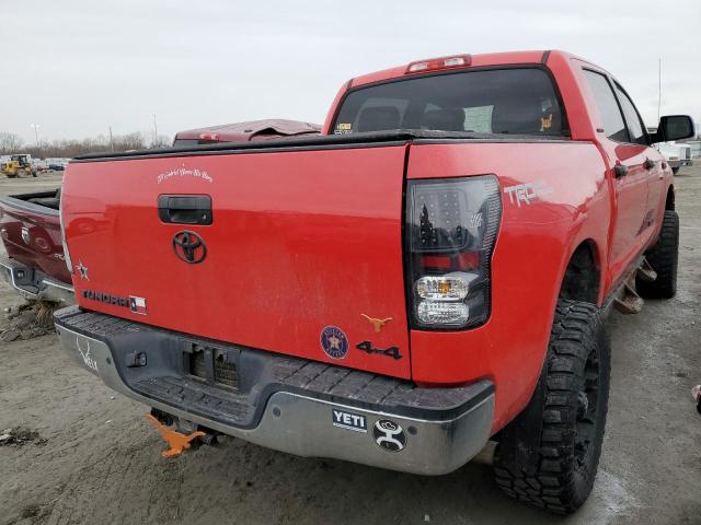 5TFHY5F15BX178795 - 2011 TOYOTA TUNDRA CREWMAX LIMITED RED photo 3