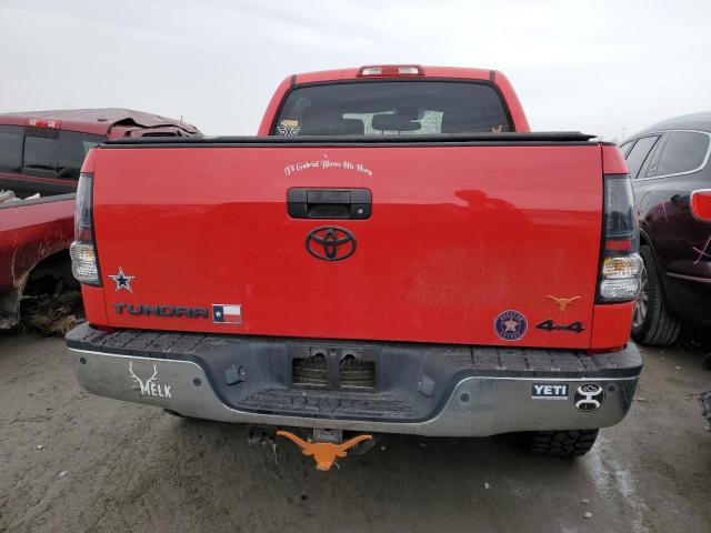 5TFHY5F15BX178795 - 2011 TOYOTA TUNDRA CREWMAX LIMITED RED photo 6