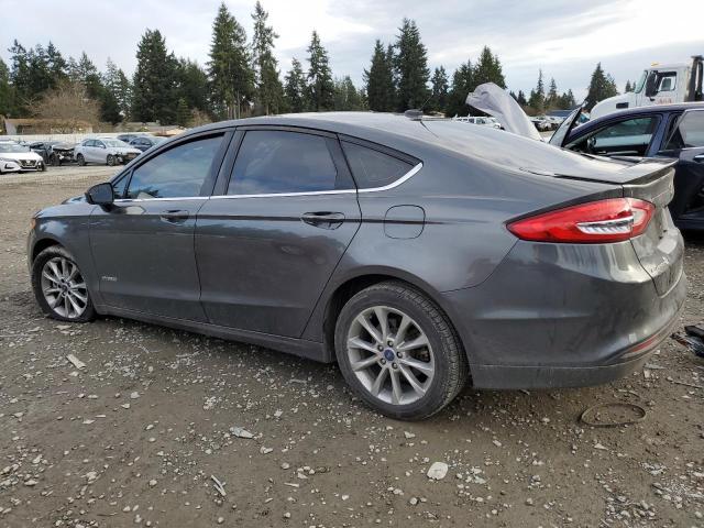 3FA6P0UU5HR259894 - 2017 FORD FUSION S HYBRID BLACK photo 2