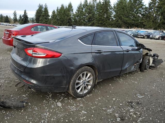 3FA6P0UU5HR259894 - 2017 FORD FUSION S HYBRID BLACK photo 3