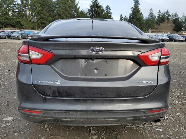 3FA6P0UU5HR259894 - 2017 FORD FUSION S HYBRID BLACK photo 6