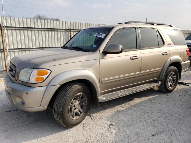 5TDZT34A23S191490 - 2003 TOYOTA SEQUOIA SR TAN photo 1