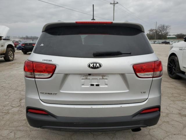 5XYPG4A51HG285986 - 2017 KIA SORENTO LX SILVER photo 6