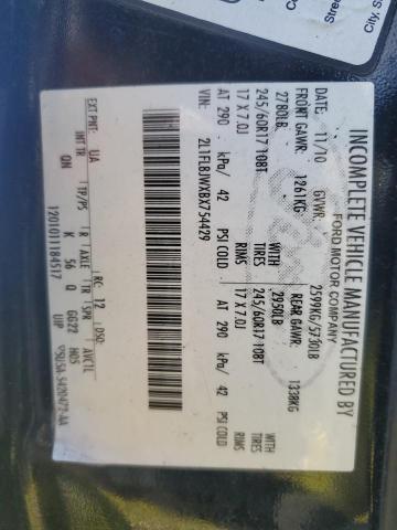 2L1FL8JWXBX754429 - 2011 LINCOLN TOWN CAR EXECUTIVE BLACK photo 12