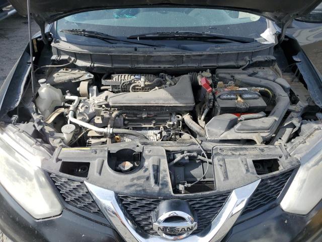 KNMAT2MV9GP667647 - 2016 NISSAN ROGUE S BLACK photo 11