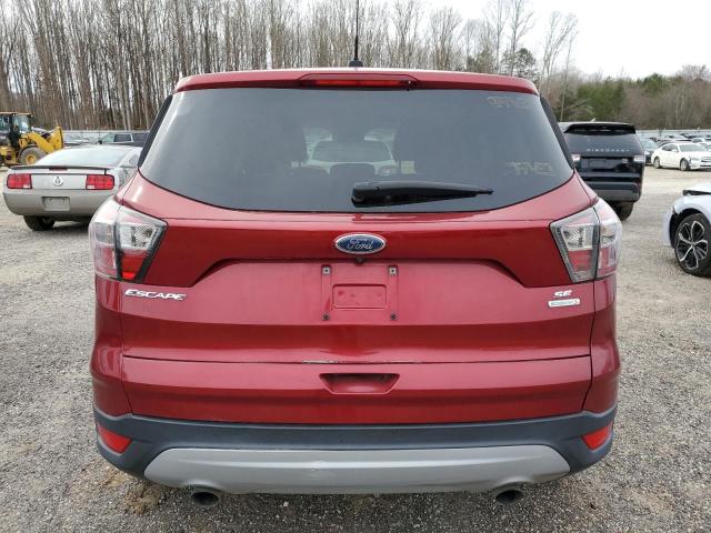 1FMCU0GD3HUA76791 - 2017 FORD ESCAPE SE RED photo 6