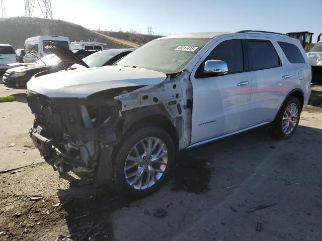 1C4RDJEG9FC195062 - 2015 DODGE DURANGO CITADEL WHITE photo 1