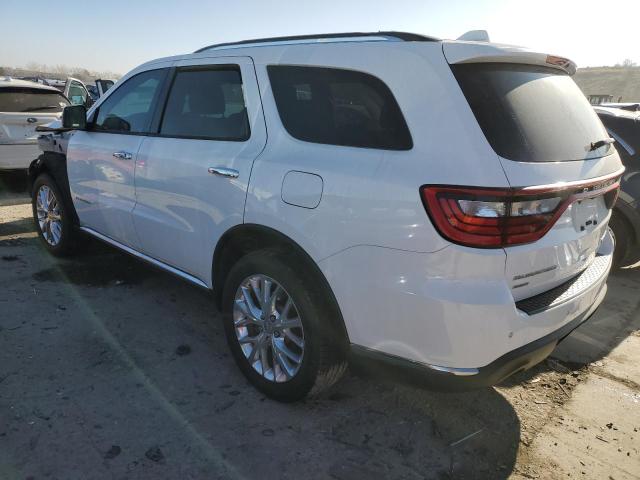 1C4RDJEG9FC195062 - 2015 DODGE DURANGO CITADEL WHITE photo 2