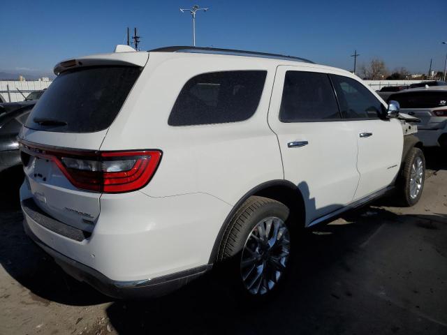 1C4RDJEG9FC195062 - 2015 DODGE DURANGO CITADEL WHITE photo 3