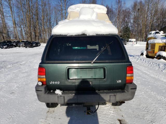 1J4GZ58Y6PC617126 - 1993 JEEP GRAND CHER LAREDO Verde foto 6