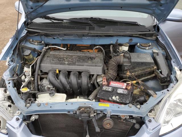 2T1KR30EX8C708835 - 2008 TOYOTA COROLLA MA XR BLUE photo 11