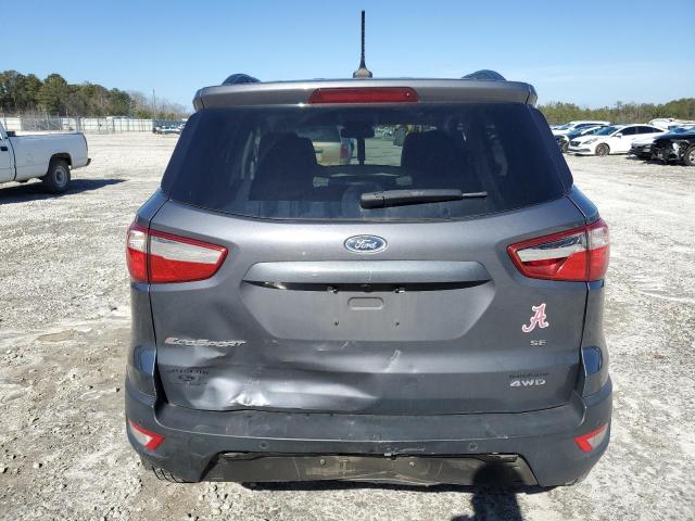 MAJ6S3GL8LC349888 - 2020 FORD ECOSPORT SE ნაცრისფერი ფოტო 6