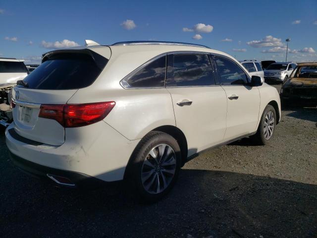 5FRYD4H4XFB027592 - 2015 ACURA MDX TECHNOLOGY WHITE photo 3