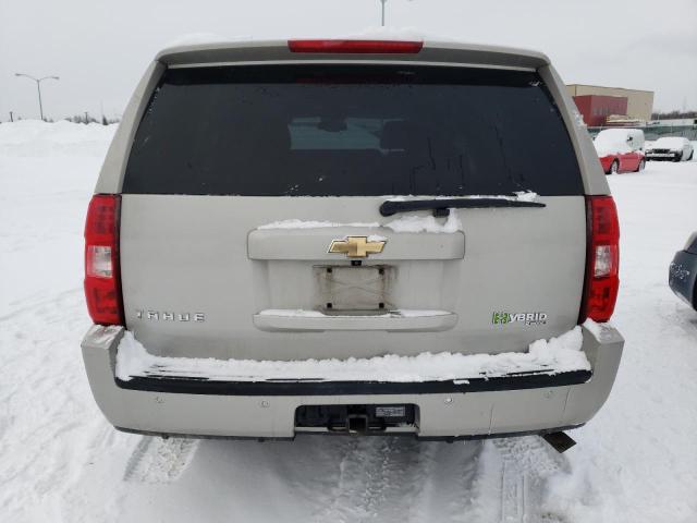 1GNFK13549R107294 - 2009 CHEVROLET TAHOE HYBRID TAN photo 6