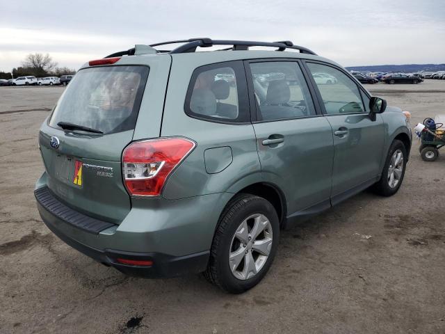 JF2SJABC4GH438102 - 2016 SUBARU FORESTER 2.5I GREEN photo 3