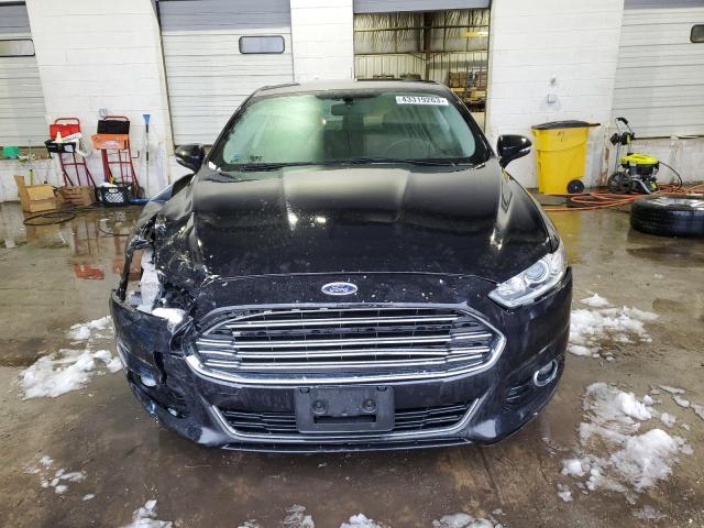 3FA6P0RUXFR178699 - 2015 FORD FUSION TITANIUM HEV BLACK photo 5