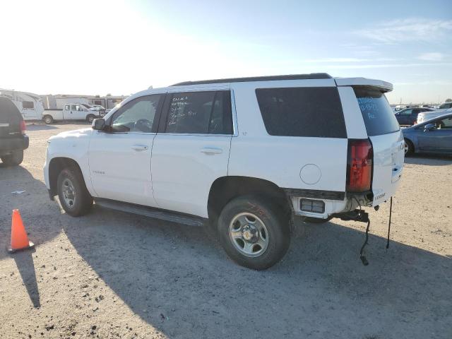 1GNSCBKCXKR110532 - 2019 CHEVROLET TAHOE C1500 LT WHITE photo 2