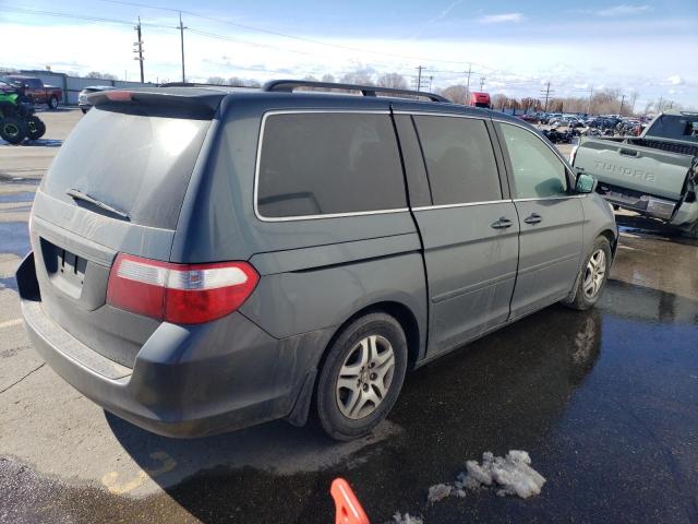 5FNRL38786B432251 - 2006 HONDA ODYSSEY EXL BLUE photo 3