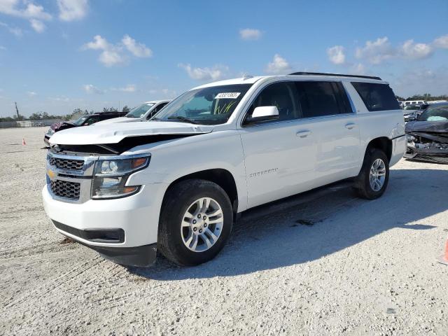 1GNSCHKC3KR120774 - 2019 CHEVROLET SUBURBAN C1500 LT WHITE photo 1