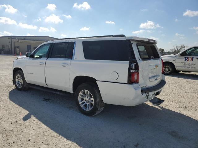 1GNSCHKC3KR120774 - 2019 CHEVROLET SUBURBAN C1500 LT WHITE photo 2