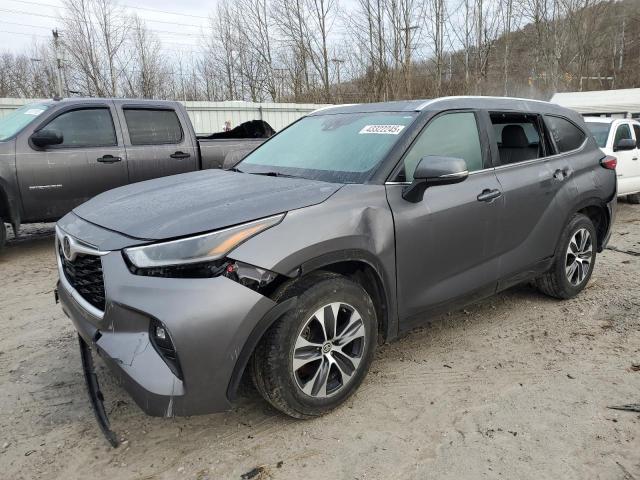 5TDGZRAH1MS041527 - 2021 TOYOTA HIGHLANDER XLE 灰色 照片 1