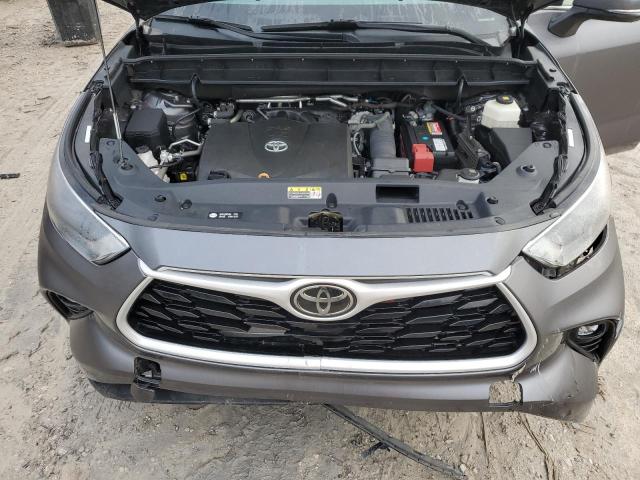 5TDGZRAH1MS041527 - 2021 TOYOTA HIGHLANDER XLE 灰色 照片 12